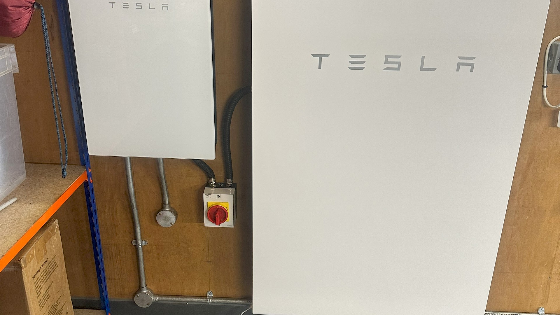 Domestic Tesla Battery Installation, Uckfield